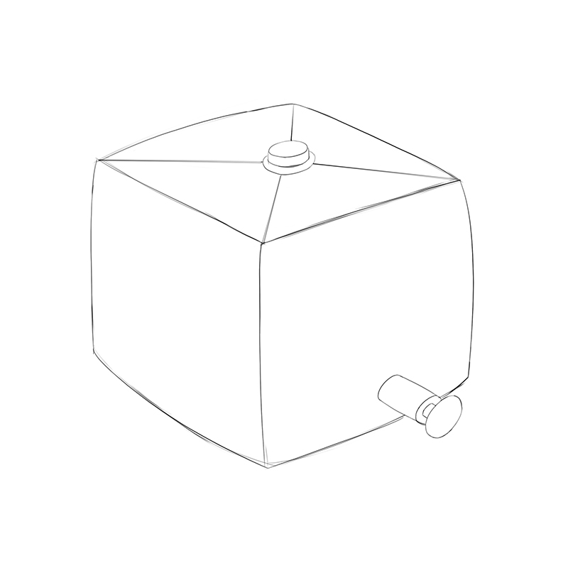 IBC pail, IBC folding box three-dimensional liner bag